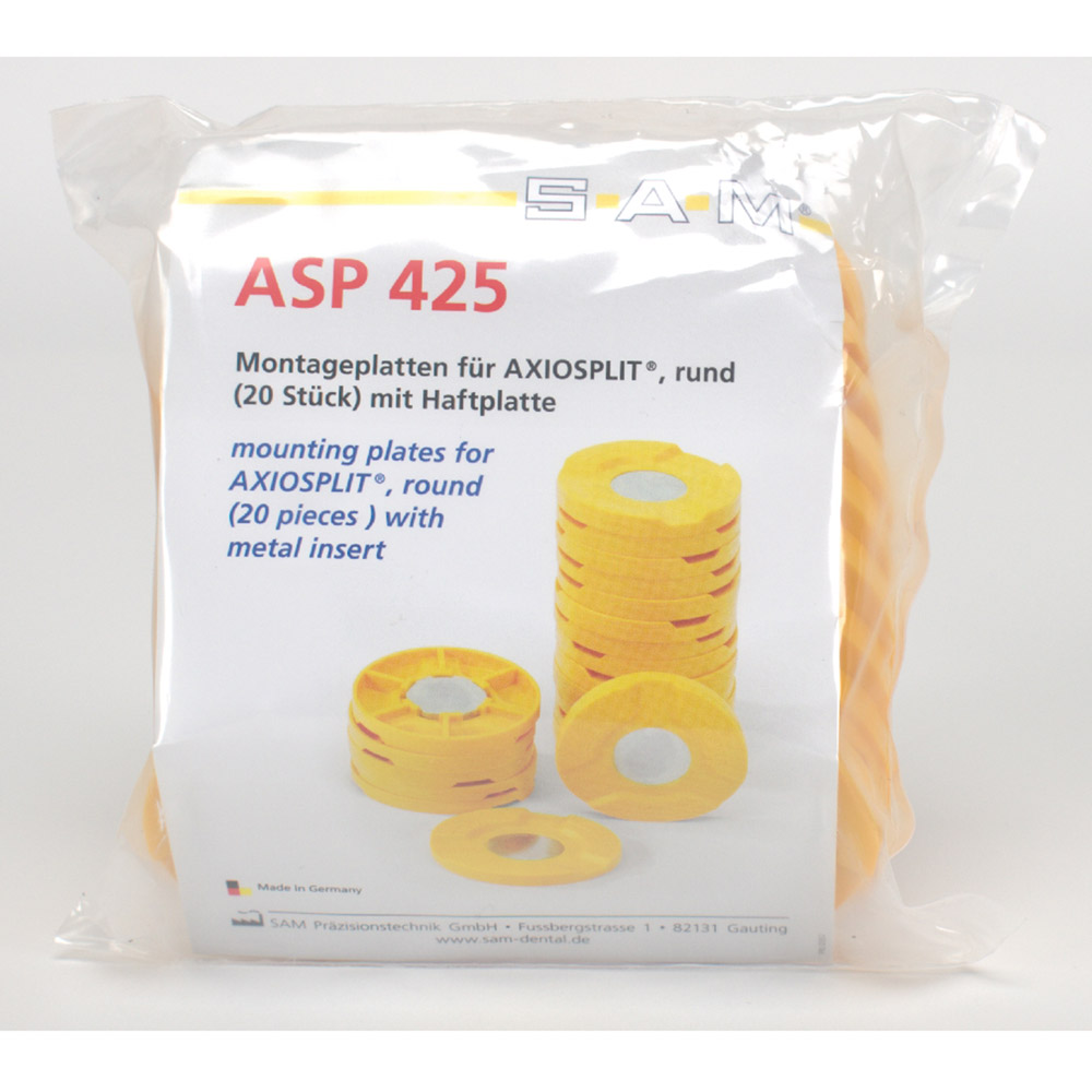 Axiosplit Montageplatten rund BP, 100 Stück