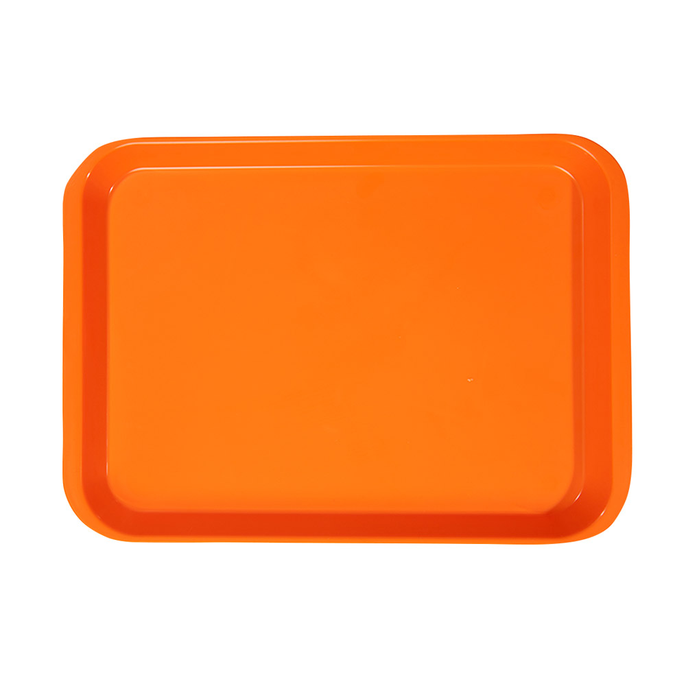 Behandlungstray ohne Einteilung neon orange, Stück