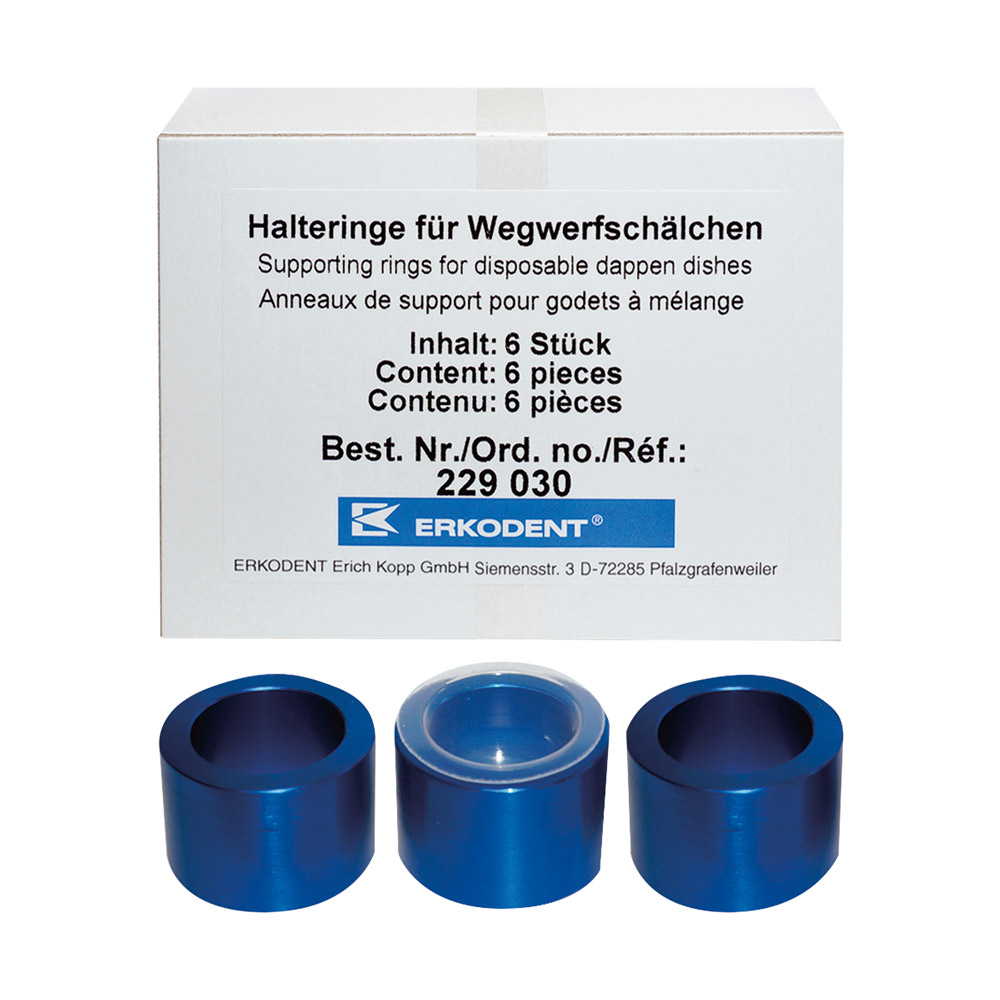 Haltering für Schälchen Erkodent, 6 Stück