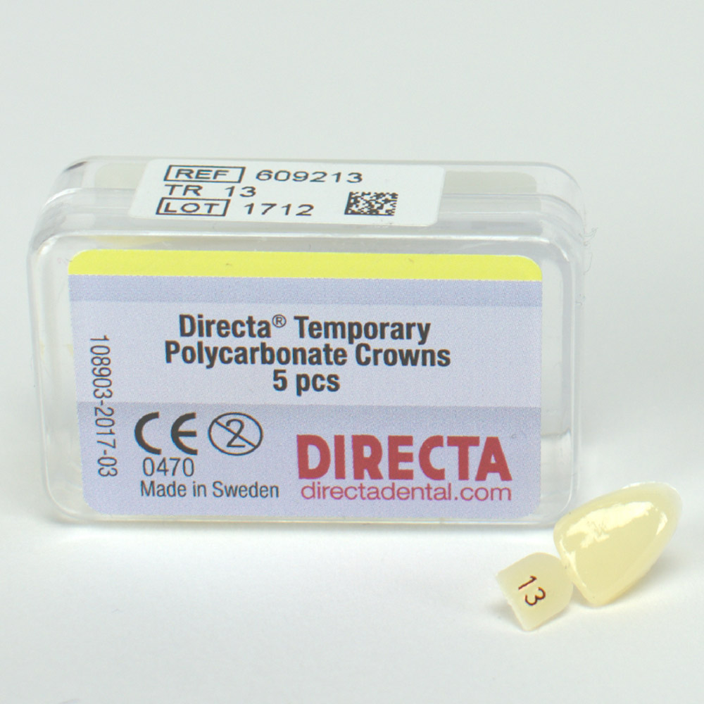 Directa-Kronen transluzent Nr. 13, 5 Stück