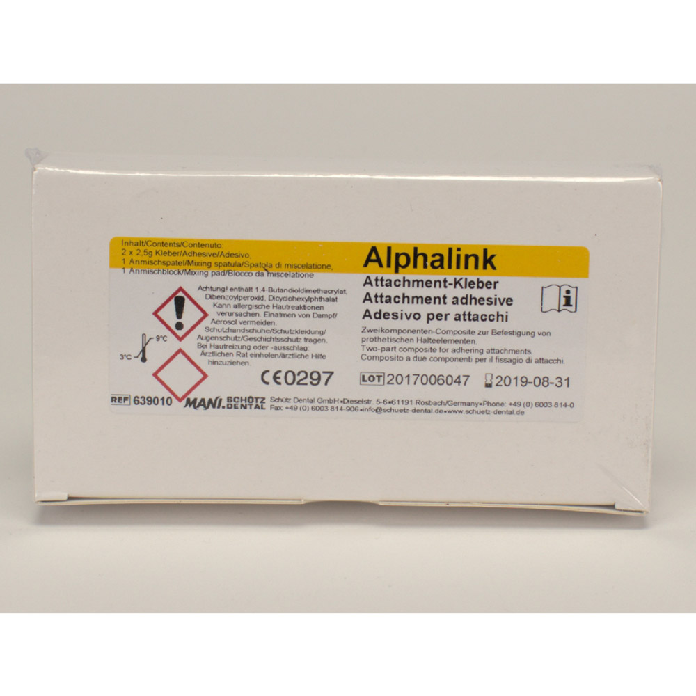 Alphalink Attachment Kleber gold, Set
