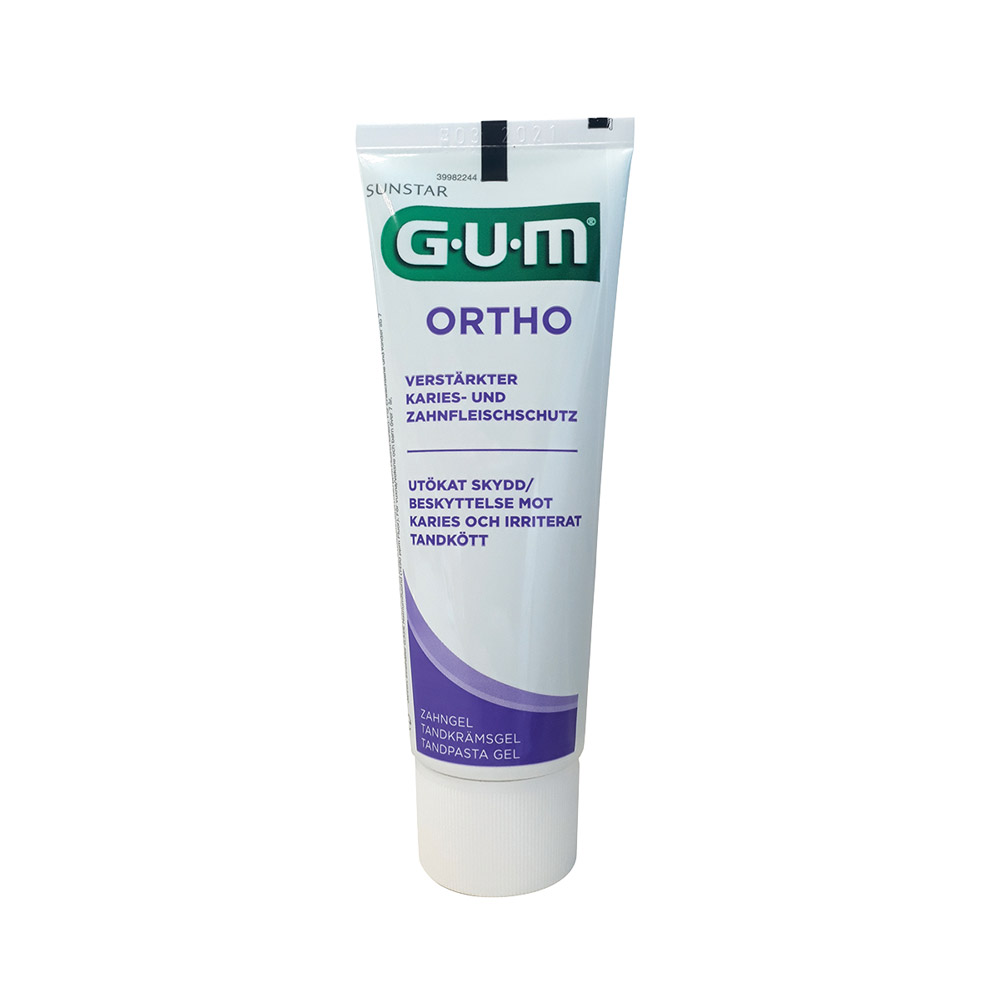 GUM ORTHO Zahngel, 6 x 75 ml