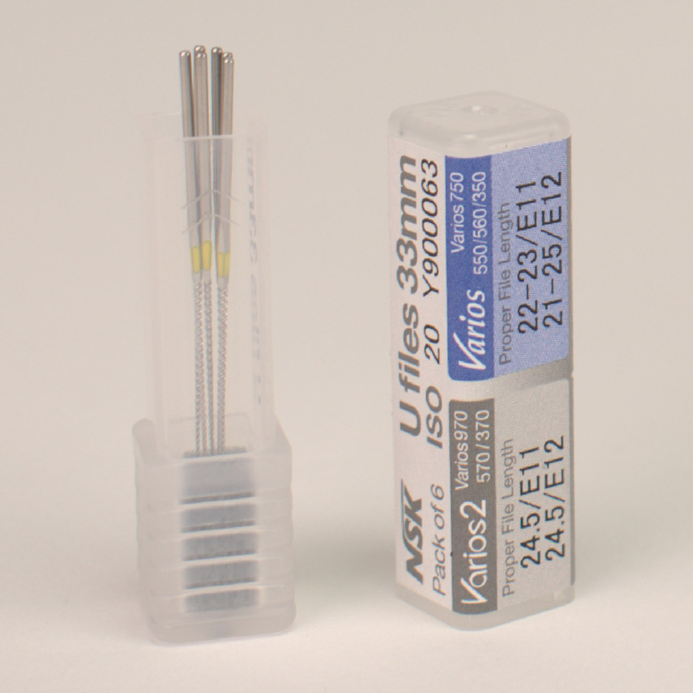 Varios U-Feile Gr.20 33 mm, 6 Stück