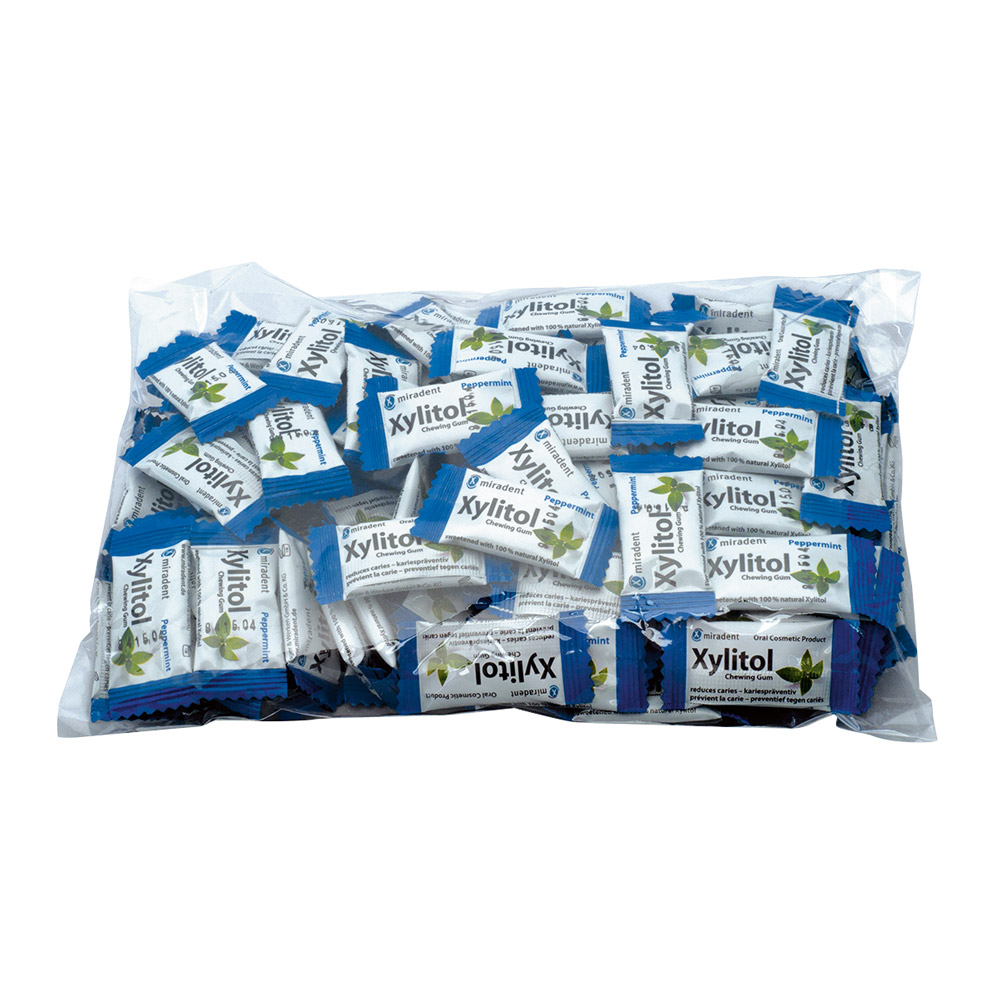 miradent Xylitol Gum Peppermint, 100 x 2 Stück
