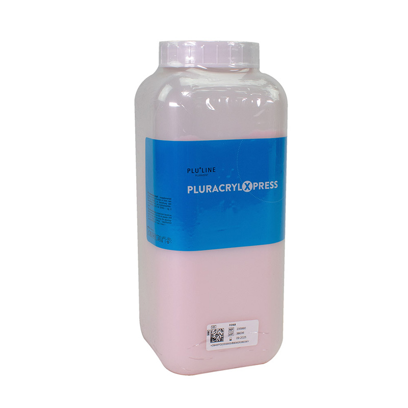 Pluracryl xpress Pulver rosa, 1 kg Packung