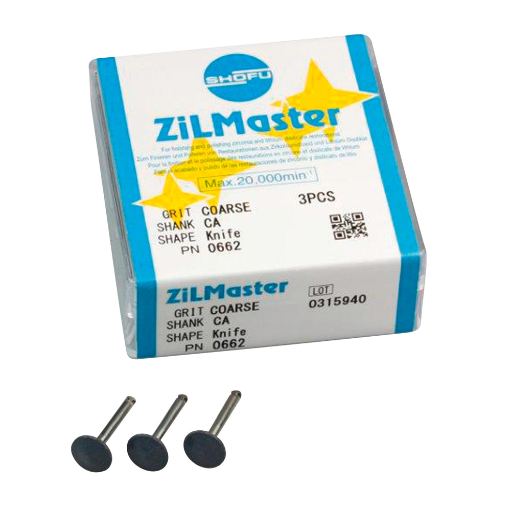ZiLMaster Wst Knife coarse, 3 Stück