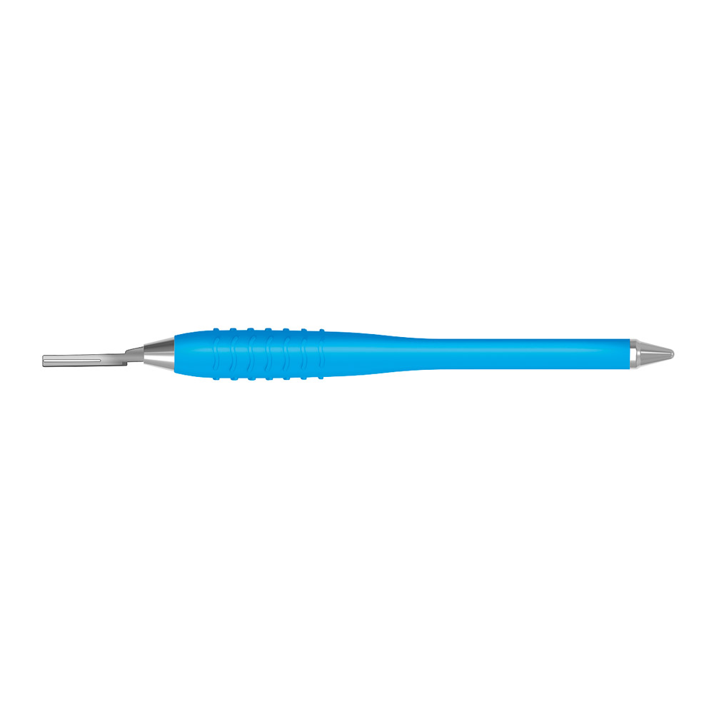 Skalpellklingenhalter SI-871A/5 Silikongriff hellblau, Stück