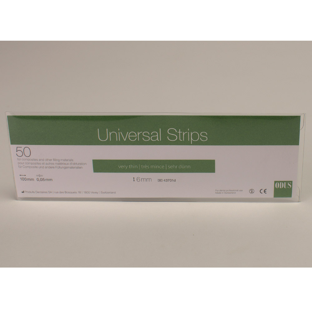 Odus universal Streifen 0,05 x 6 mm gerade, Packung