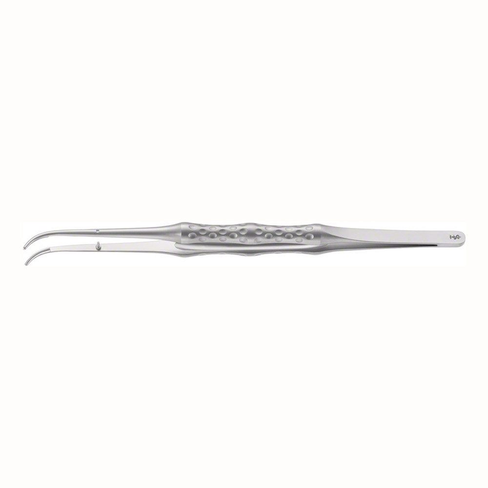Mikro-Pinzette atraumatisch gebogen 170 mm, Stück