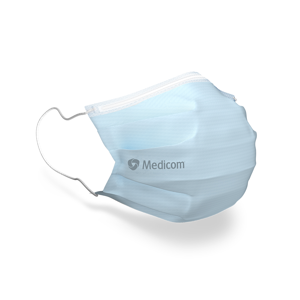 SafeMask Standard mit Ohrschlaufen Typ IIR blau, 50 Stück