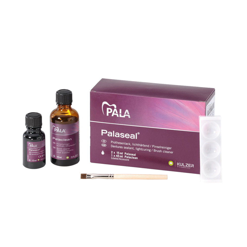 Palaseal Prothesenlack, 2 X 15 ml