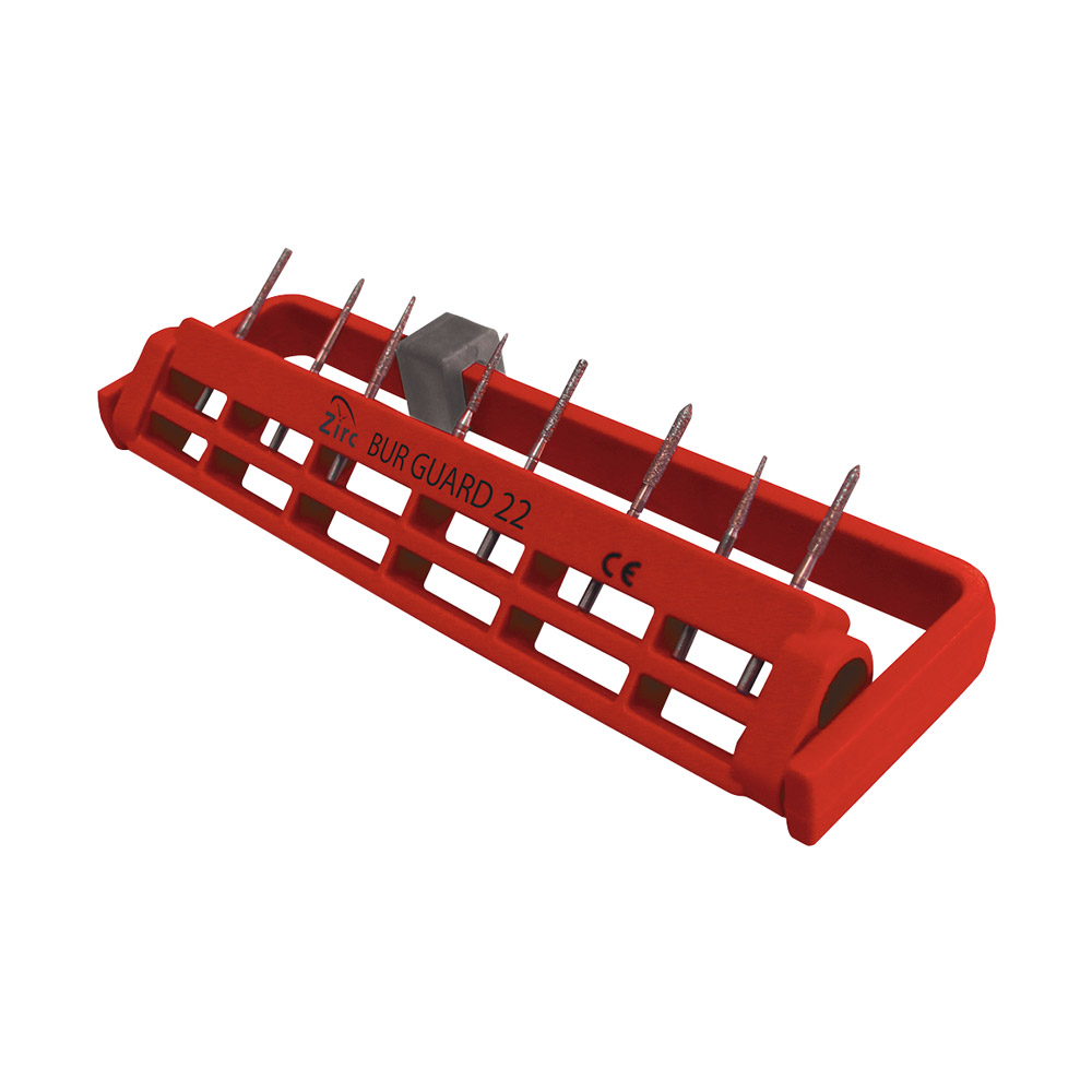 Steri Bur Guard groß 22-Loch rot, Stück