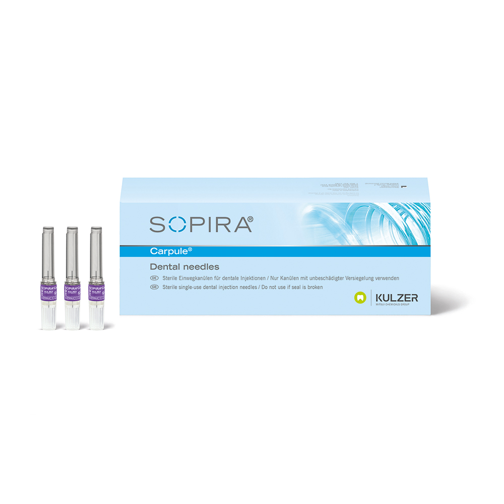 Sopira Carpule Kanüle 27G/8 mm violett, 100 Stück
