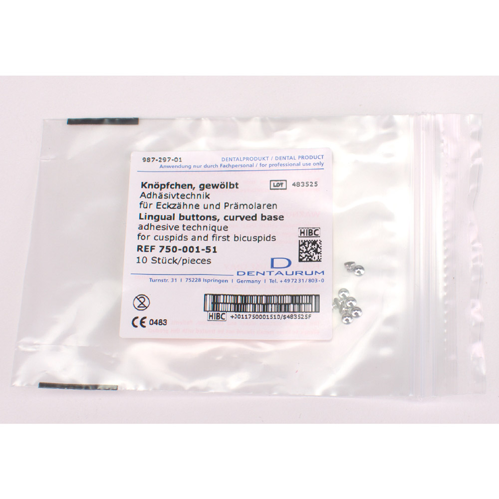 Knöpfchen gewölbt, 10 Stück