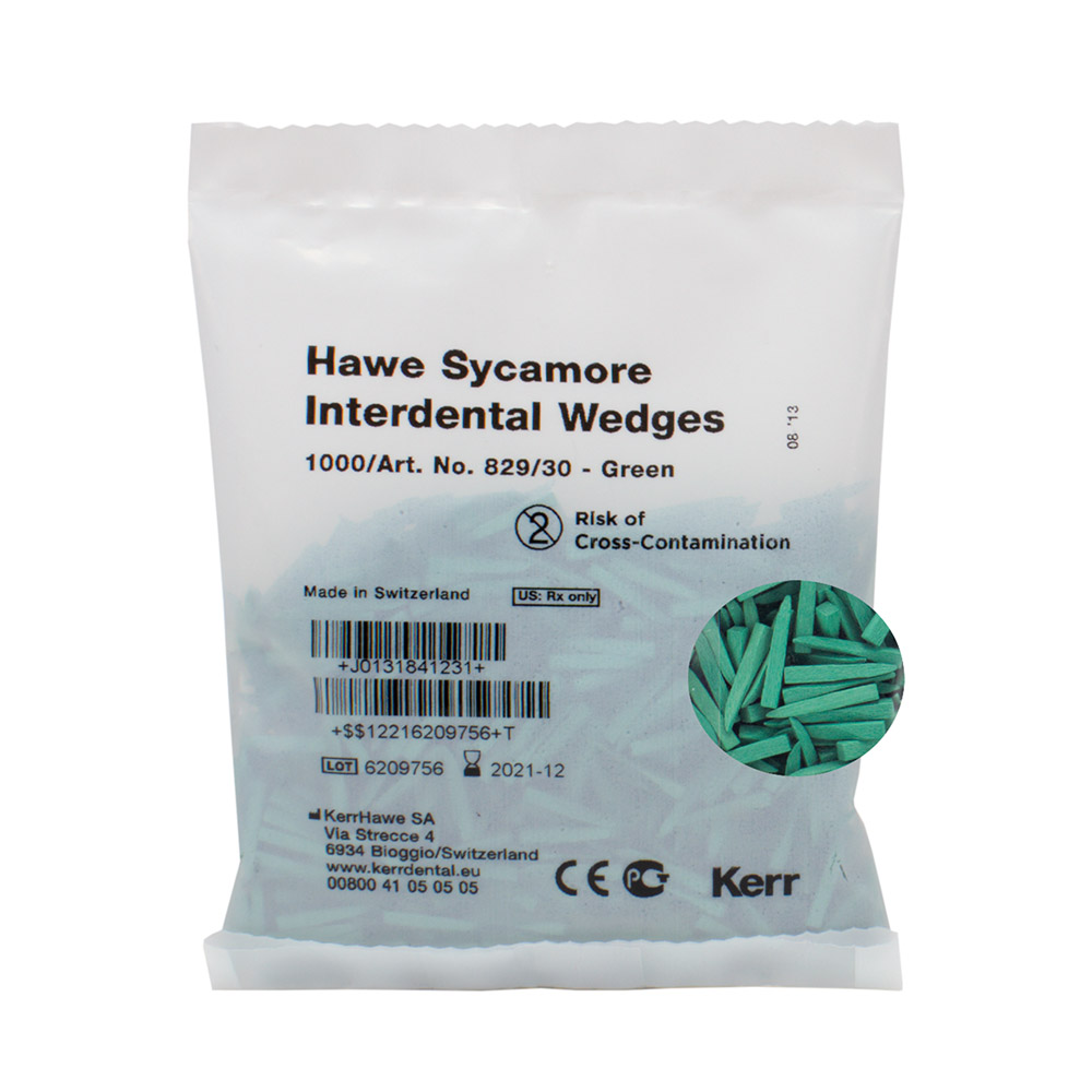 Hawe Interdentalkeile Gr. 30 grün 829, 1000 Stück