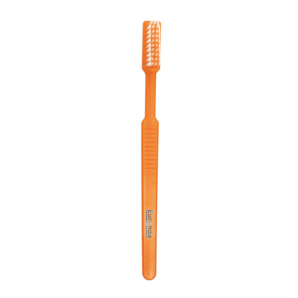 Monoart Zahnbürsten mit Paste orange, 100 Stück