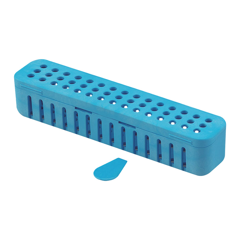 Steri-Container Compact neonblau, Stück