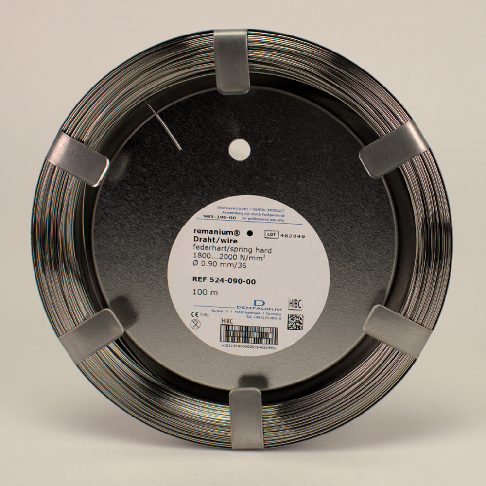 Remanium Draht federhart 0,90 mm, 100 m