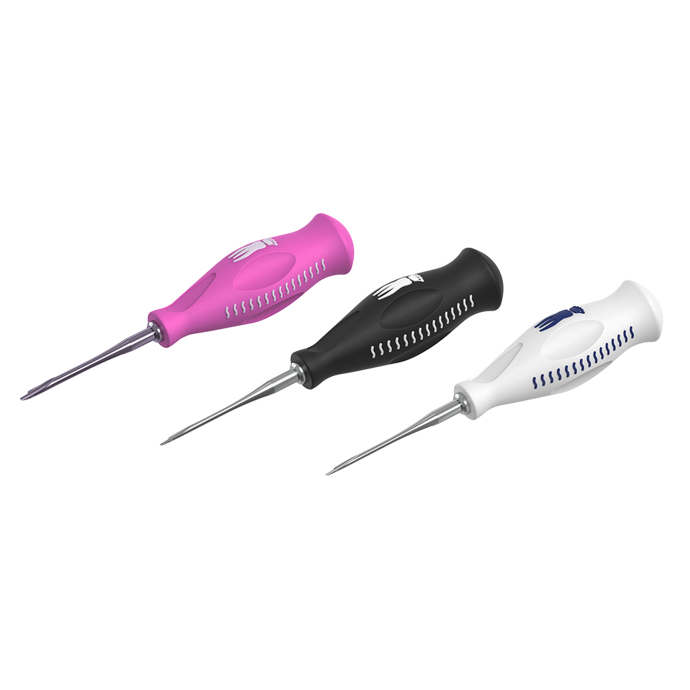 PeriLux ErgoTouch 4,0 mm gebogen schwarz, Stück