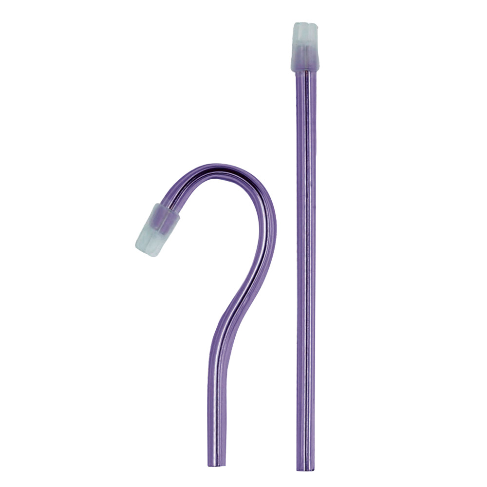 Speichelsauger lose Kappe lila 13 cm, 100 Stück