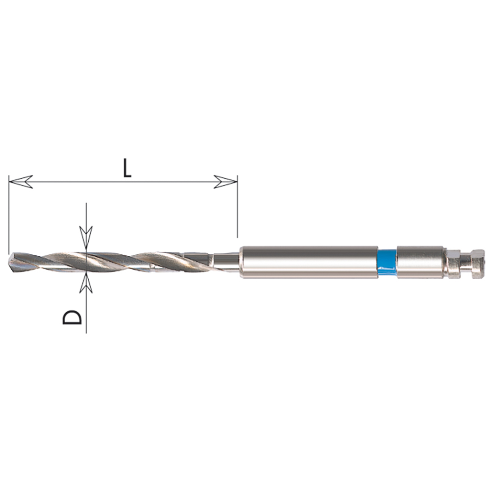 Pin-Master A Bohrer Gr.2 L blau, 3 Stück