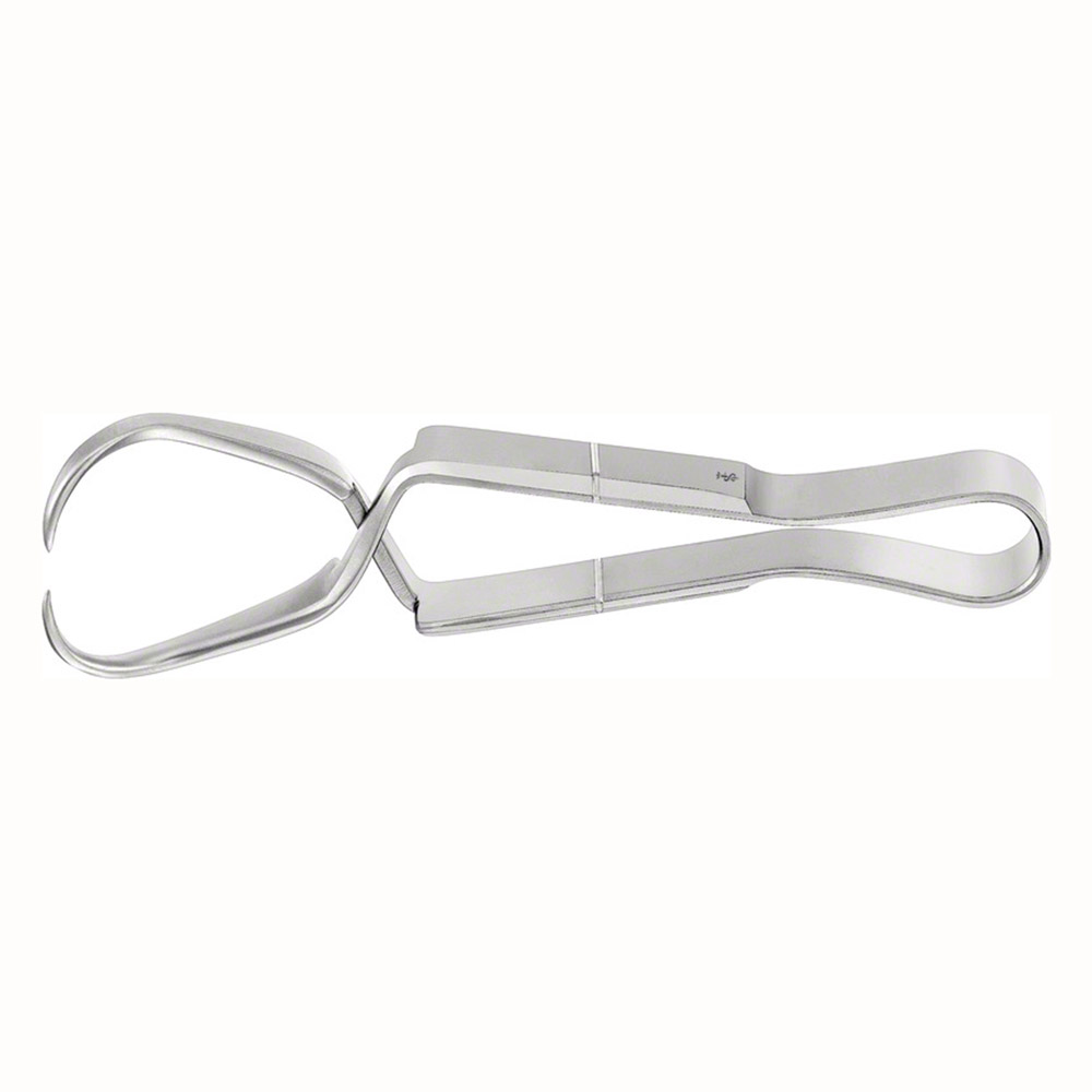Tuchklemme Schaedel 8,5 cm gerade, Stück