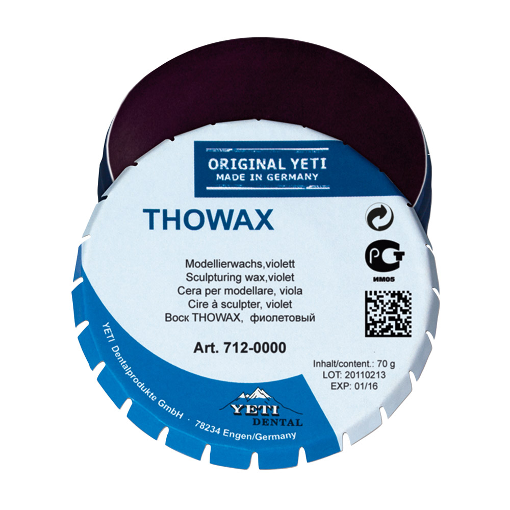 Thowax Modellierwachs violett, 70 g