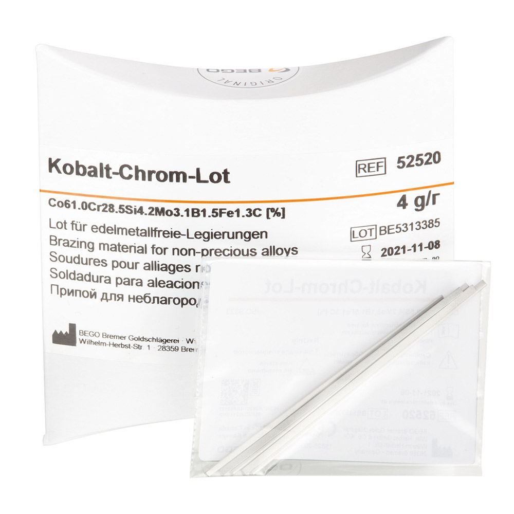 Kobalt-Chrom-Lötstäbe, 5 Stück