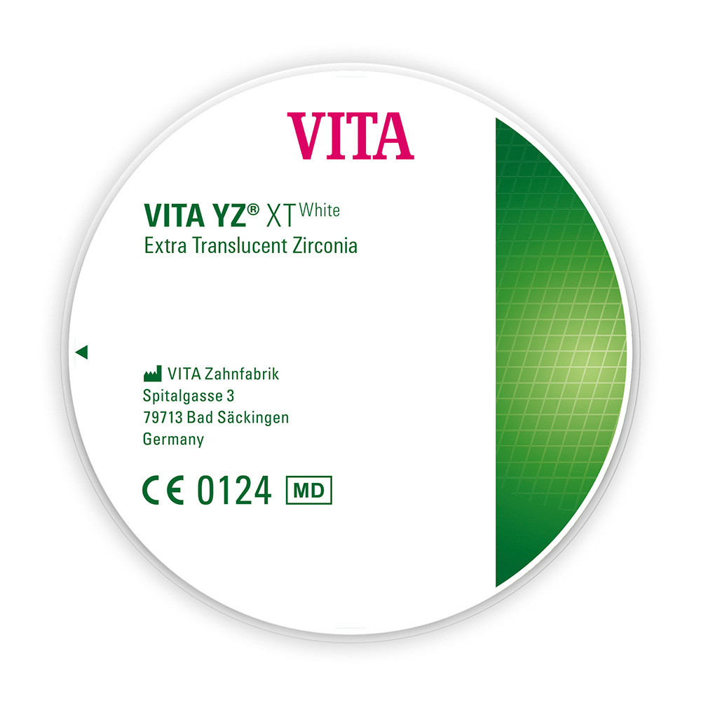 VITA YZ XT White Disc weiß 98,4 mm 18mm, Stück