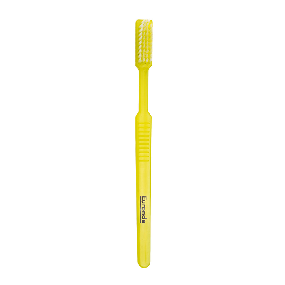 Monoart Zahnbürsten mit Paste gelb, 100 Stück