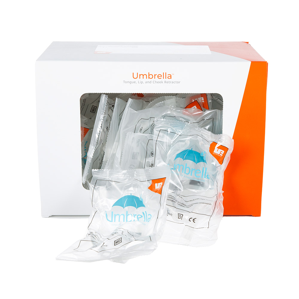 Umbrella Cheek Retractor medium klar, 40 Stück