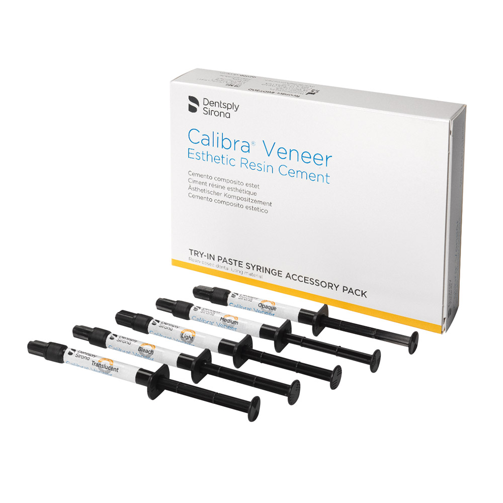 Calibra Veneer Try-In, 5 x 1,8 g Kit