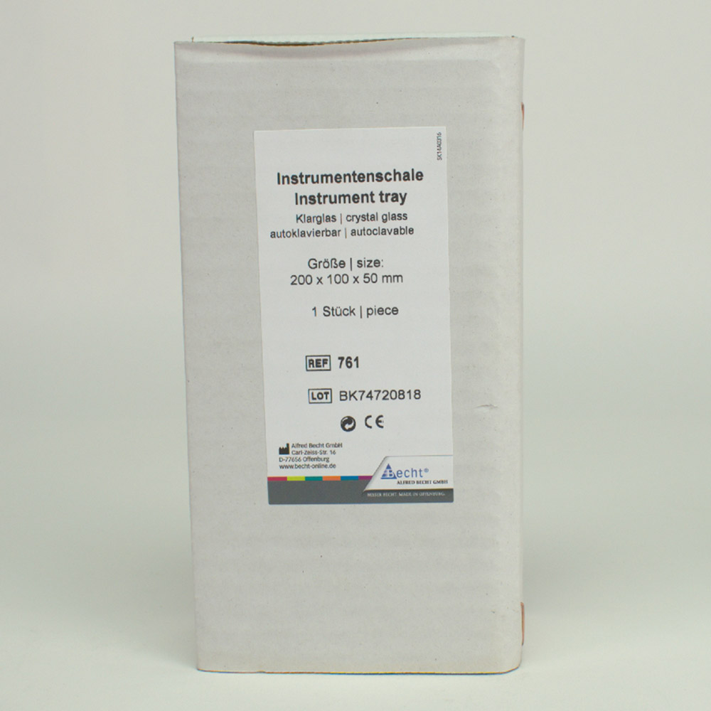 Instrumentenschale klar 761, Stück