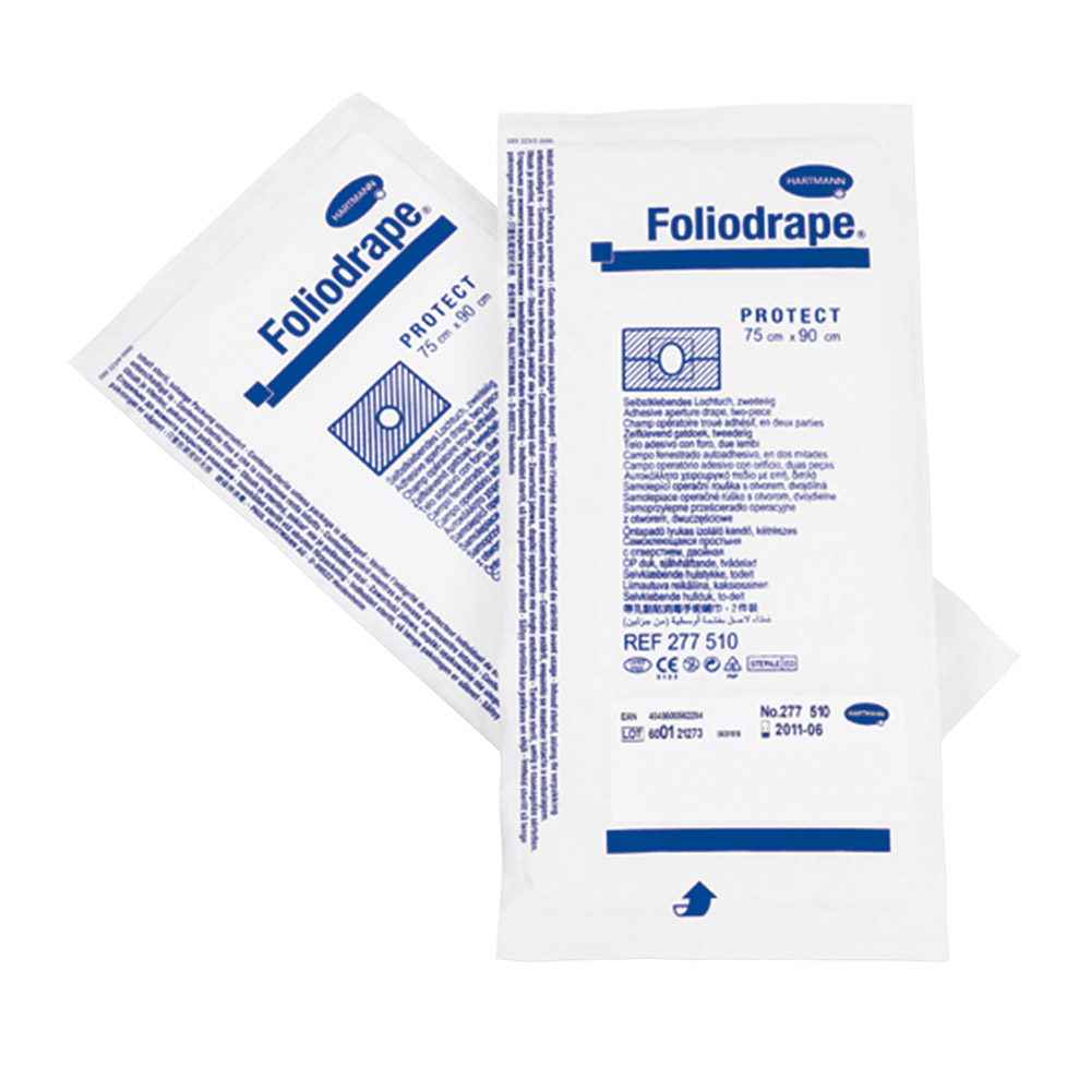 Foliodrape Protect Lochtuch 75 x 90 cm selbstklebend, 40 Stück