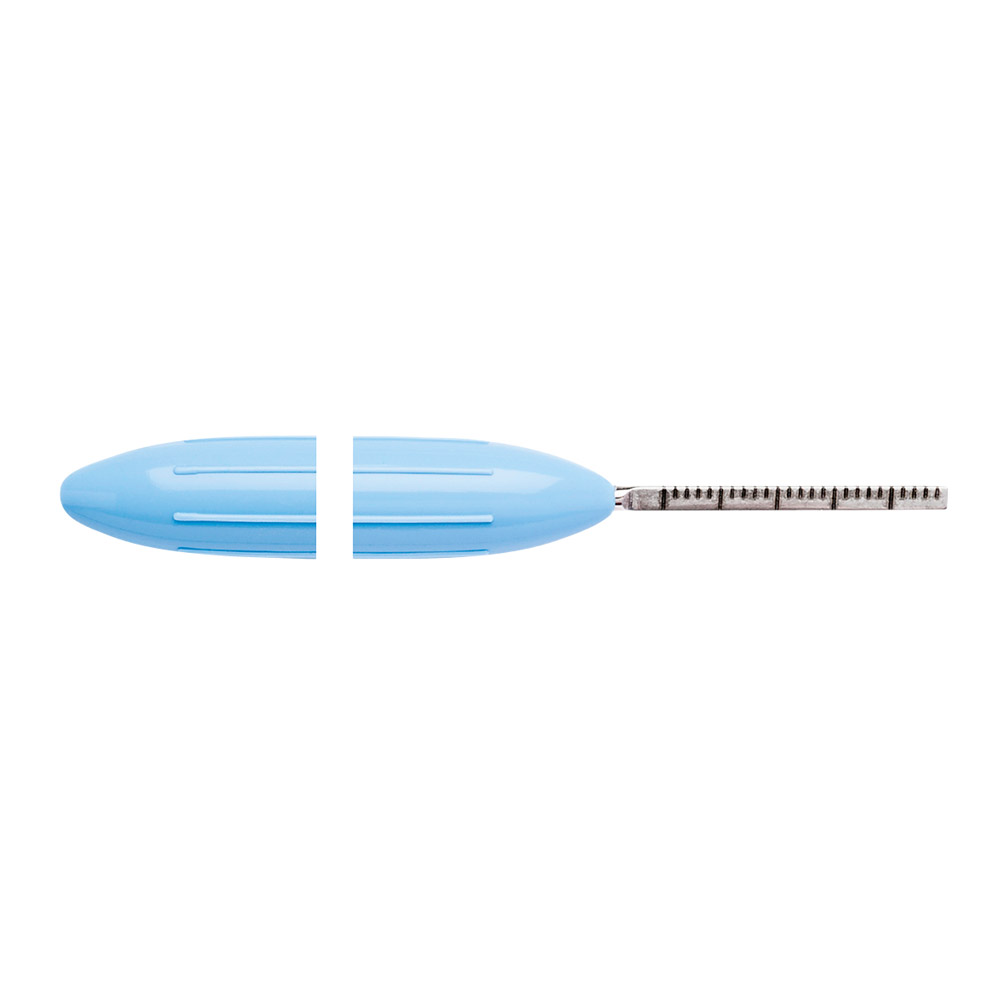 Mundpiegelgriff Ortho blau M2.5 XSI, Stück
