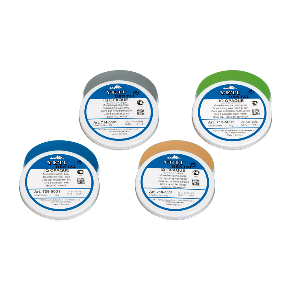 IQ Opaque Modellierwachs neon-grün, 45 g