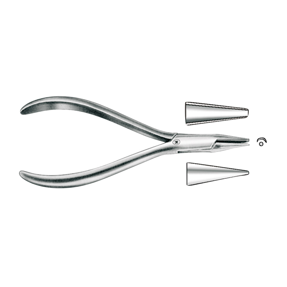 Hohlkehl Ösenformzange 13,5 cm 0,70 mm, Stück