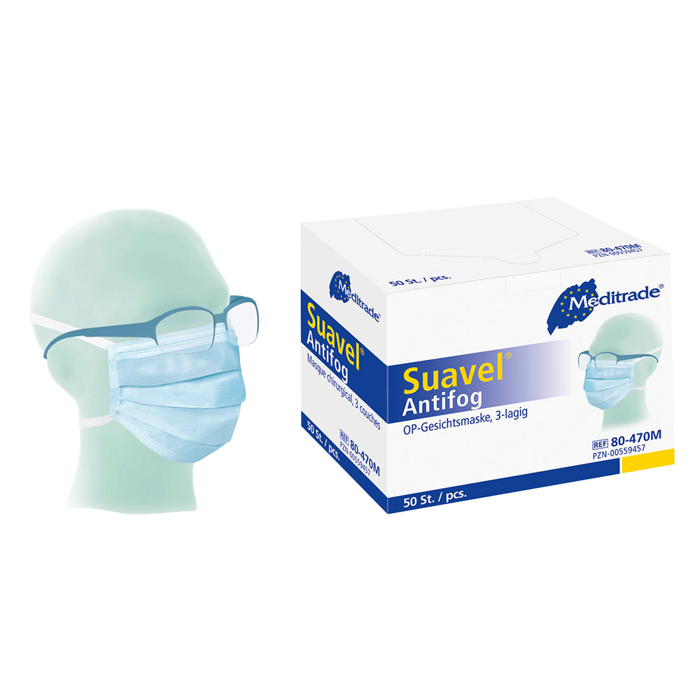 Natural Antifog Masken, 50 Stück