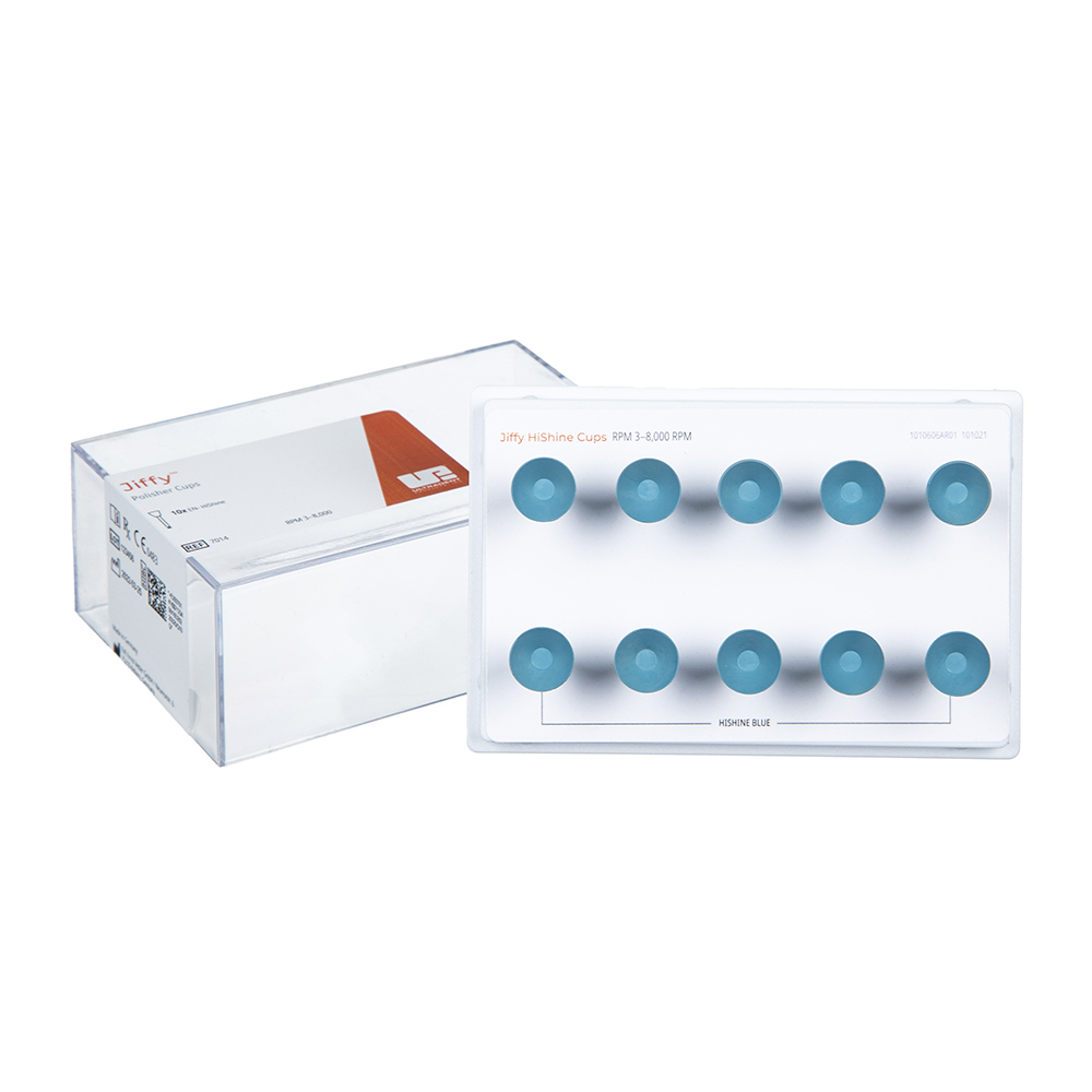 Jiffy HiShine Kelch blau, 10 Stück