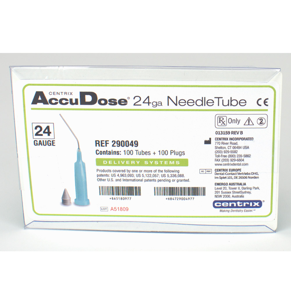 AccuDose Needle Tube G24, 100 Stück
