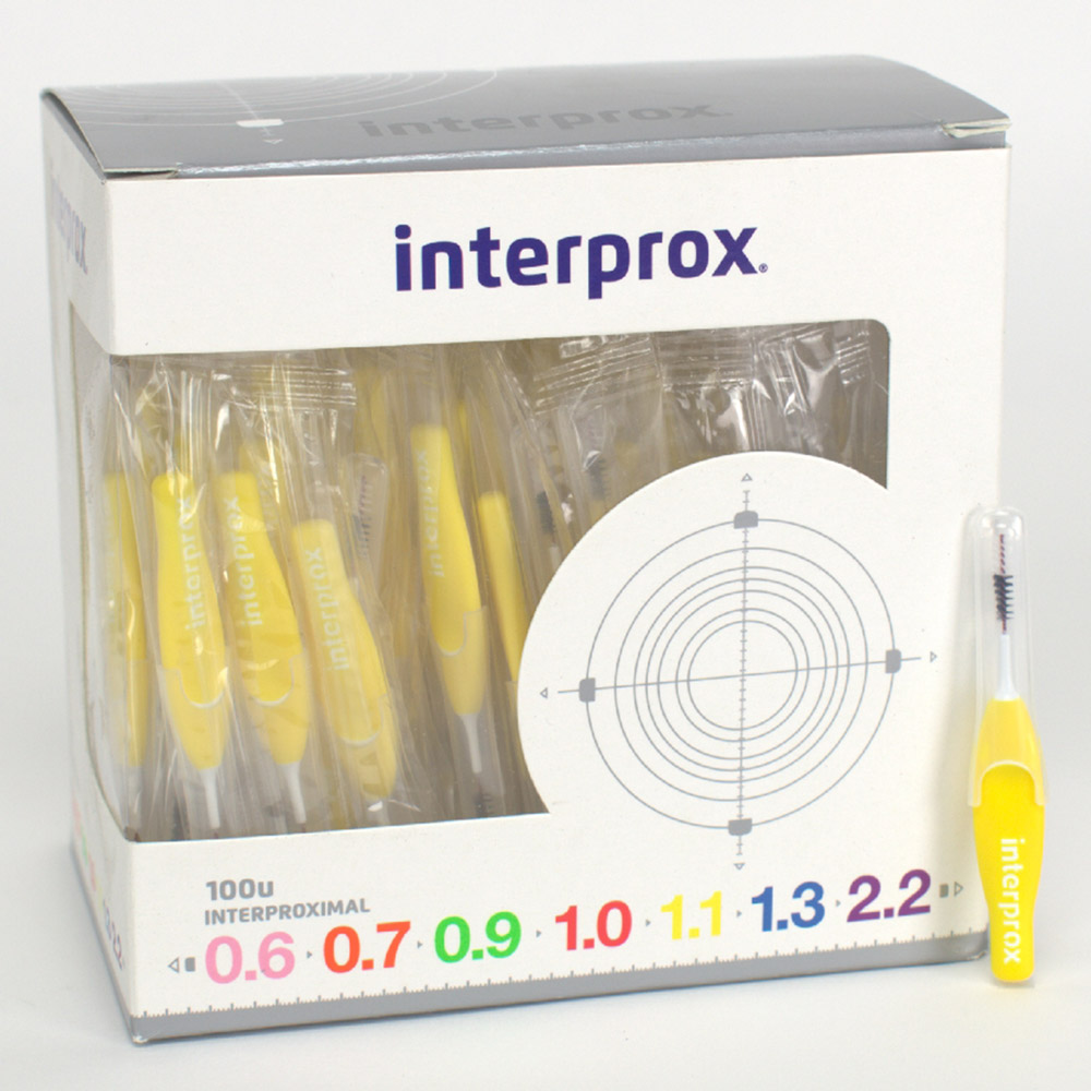 Interprox Mini gelb, 100 Stück