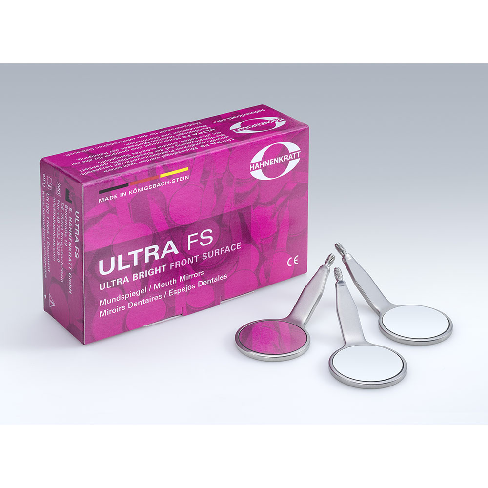 Mundspiegel Ultra FS 4 plan SS, 6 Stück