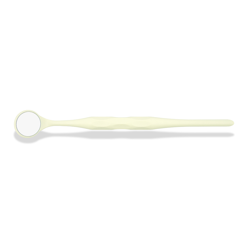 Mundspiegel Relax FS Rhodium gelb 4 plan, 10 Stück