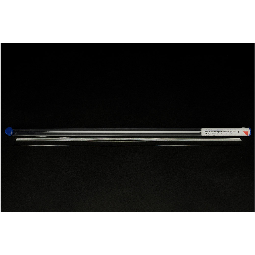 Dentaflex Stangendraht rund 3-fach verseilt 380 mm 0,50 mm, 10 Stück