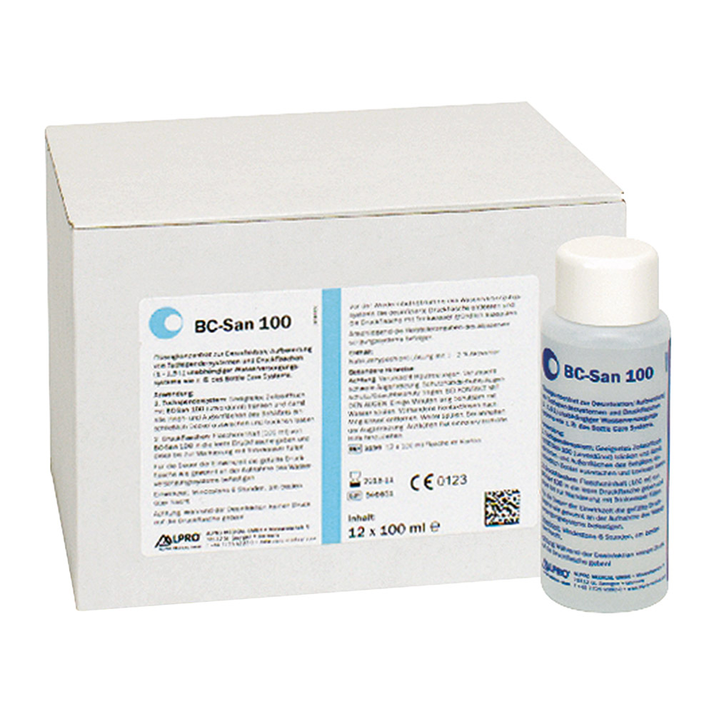 Bc-San 100 Wasserentkeimer, 12 x 100 ml Karton