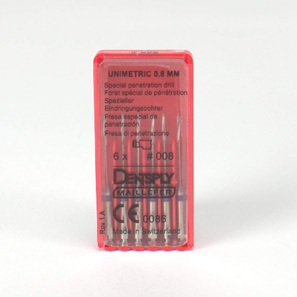 Unimetric Eindringungsbohrer 212/008, 6 Stück