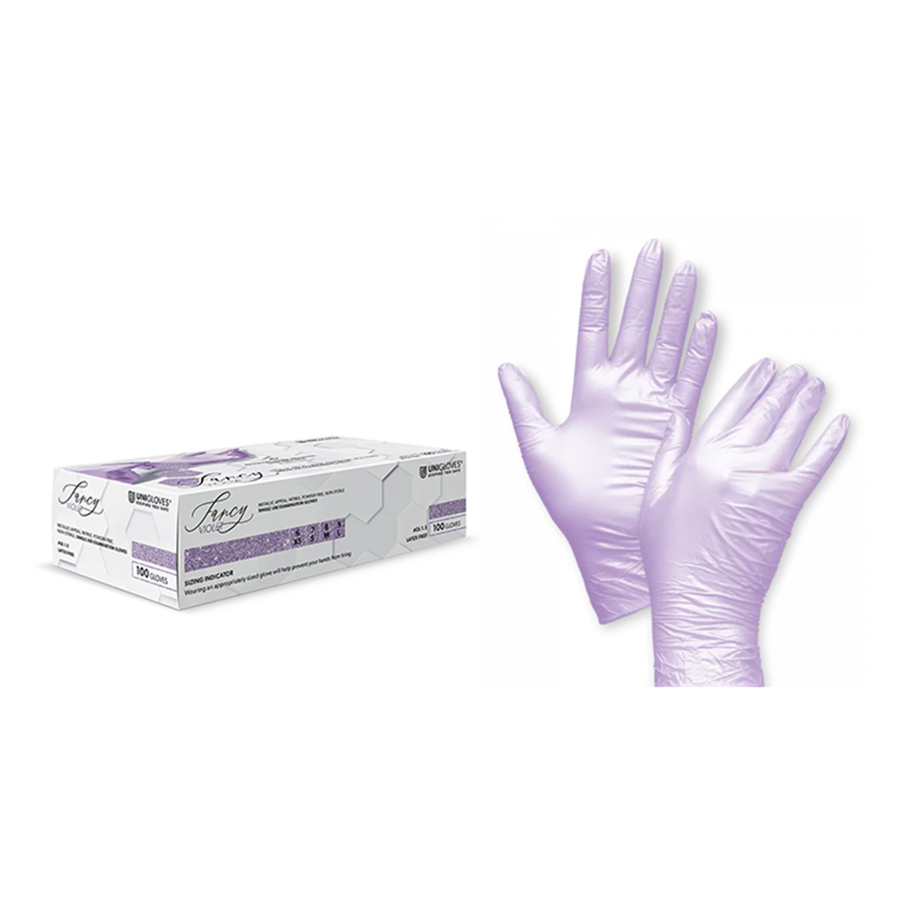 Fancy violet Nitril Handschuhe puderfrei Gr. XS, 100 Stück