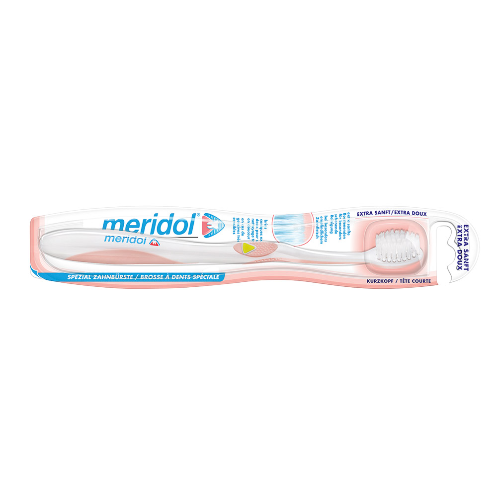 Meridol Spezial-Zahnbürste Cello, 24 Stück
