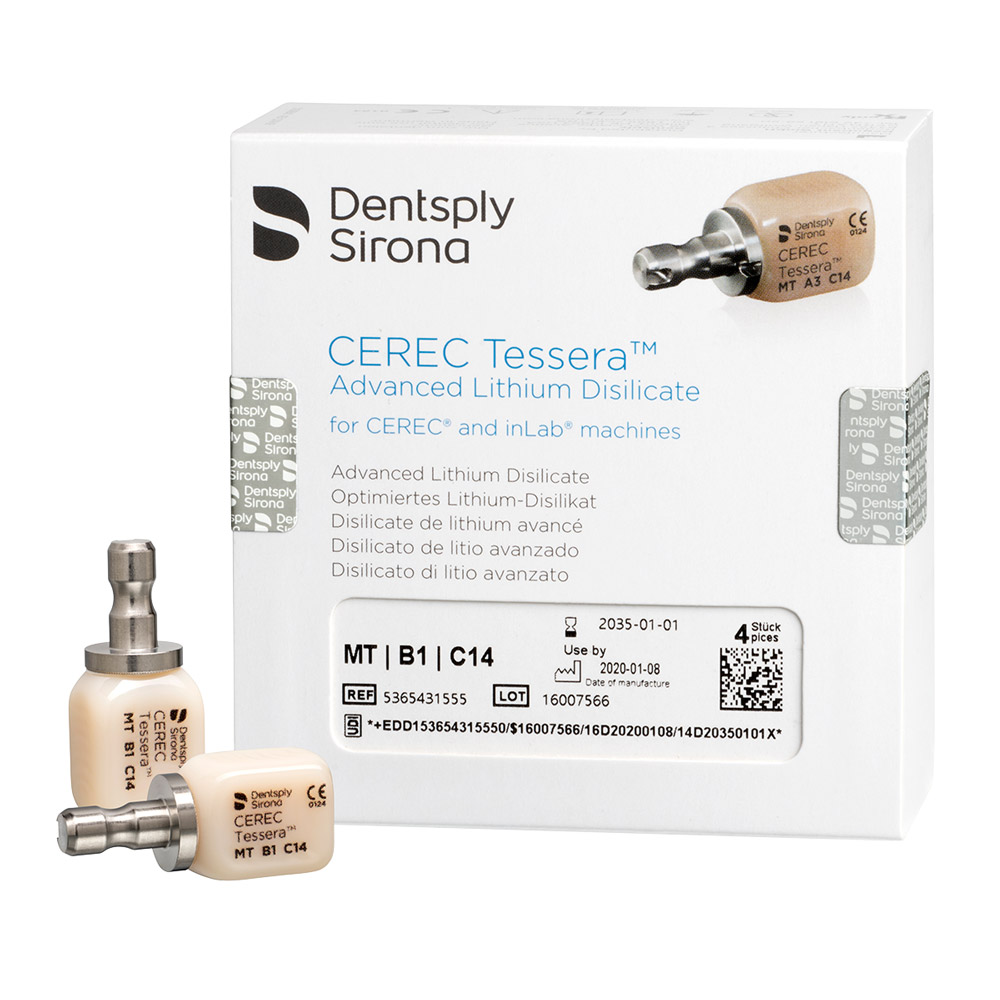 CEREC Tessera C14 MT A4, 4 Stück