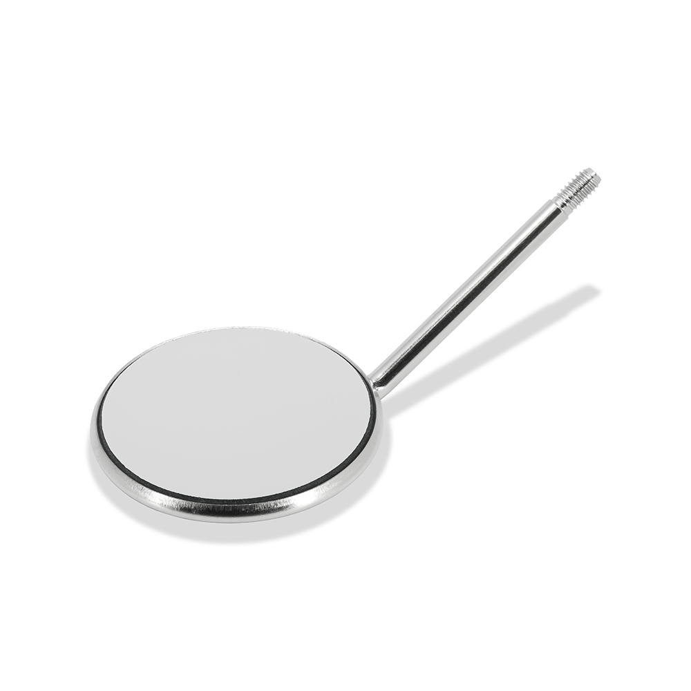 Mundspiegel TOPvision FS Rhodium 6 plan SS , 12 Stück